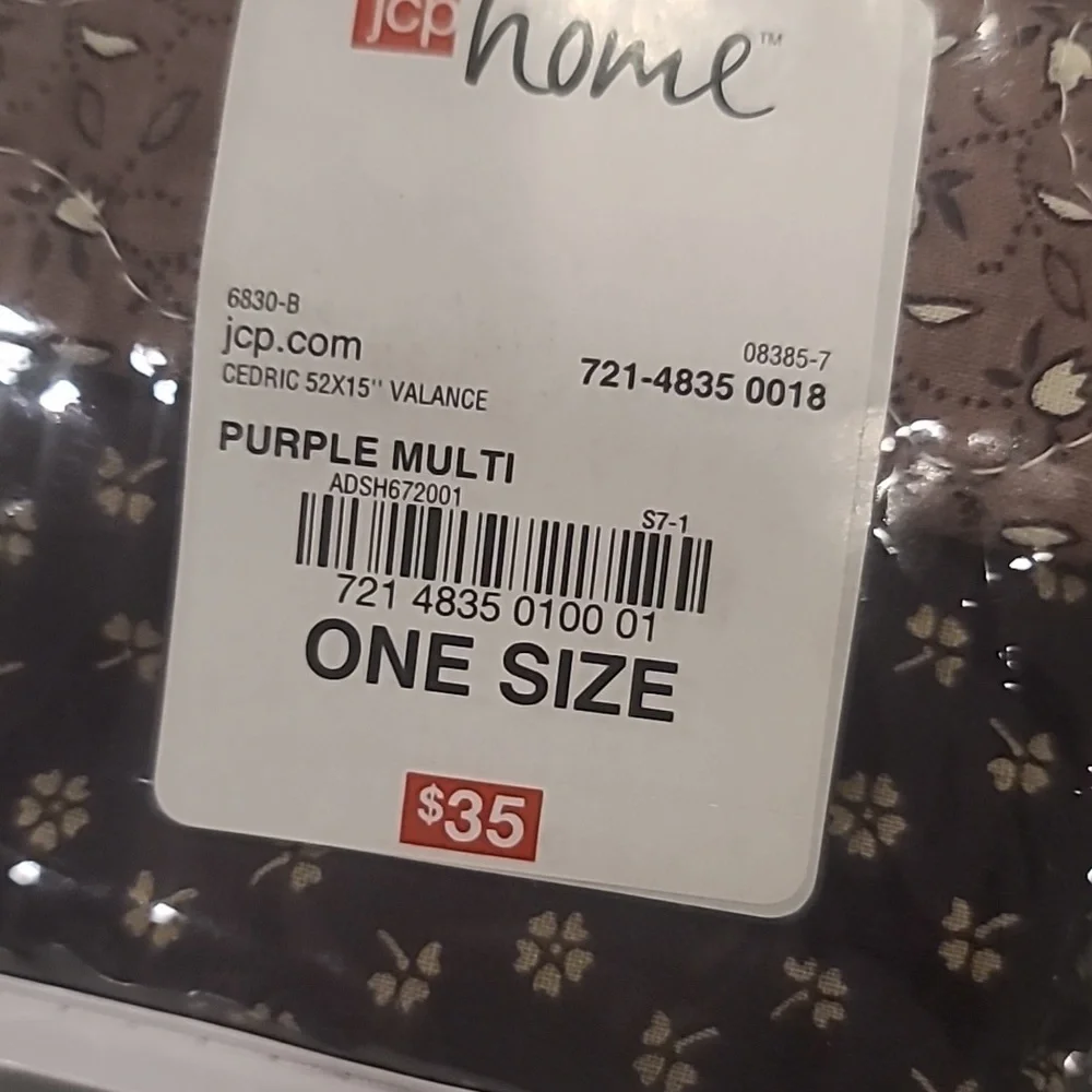 ❤️10/$40 New gorgeous quilted valence floral